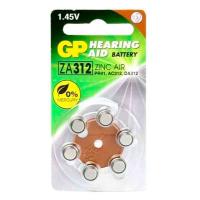 Батарейки GP ZA312 6_BL