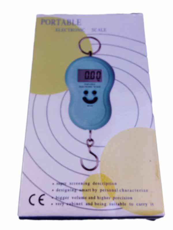 Весы безмен PORTABLE ELECTRONIC SCALE, вес до 50 кг, точность 10 г