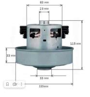 Двигатель пылесоса VAC066UN 800Вт