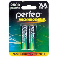 Аккумулятор AA Ni-MH Perfeo HR6 2500мАч BL2