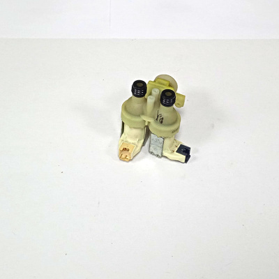 Электроклапан двойной 90° выпуск 12мм фишки mini 53114P A (Ariston Hotpoint) Фото 1