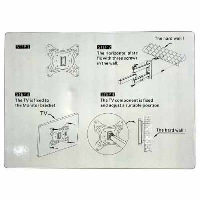 Кронштейн-поворотный-для-телевизоров-с-диагональю-14-42-дюймов---монтаж
