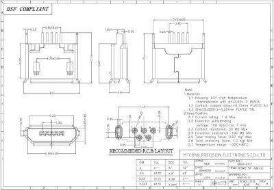 Гнездо-micro-USB-2.0-MC-018-UBAF-0117-Vertical-180-5pin