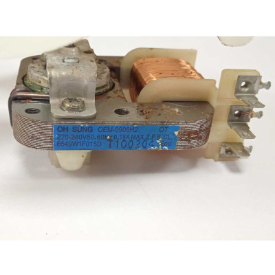 Двигатель вентилятора микроволновой (СВЧ) печи 220-240В 50ГцV OEM 0906H2 Фото 3