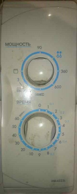 Панель управления микроволновой (СВЧ) печи LG MB-4323L