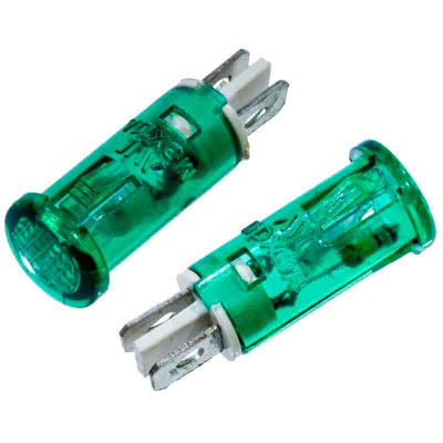 Индикаторная лампа к электроплитам зеленая