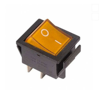 Выключатель желтый 16А 250V