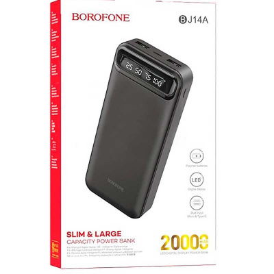  133083 BJ14A Freeway Hoco Powerbank Портативная зарядка 20000 mAh - вид в упаковке
