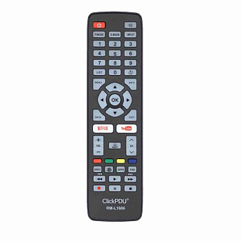 Пульт Samsung LG Sony Panasonic Philips Sharp RM-L1606 RM-L1606 (multibrand 6 в 1) (ClickPdu)
