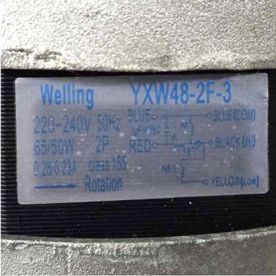 Насос рециркуляционный ПММ Korting YXW48-2F-3 Оригинал (Welling) Фото 3