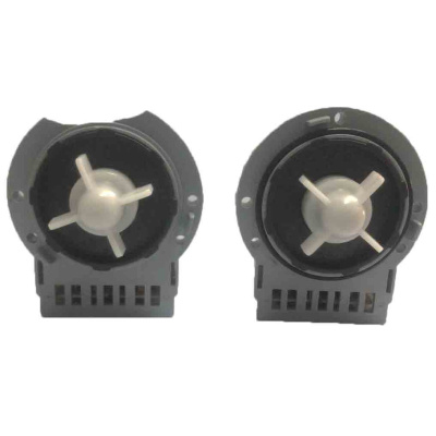Насос-сливной-(помпа)-DRAIN-PUMP-(Дефект-корпуса)-PRC-35W,-крепл.-—-3-винта,-выводы-—-сзади-раздельно-(демонтаж)