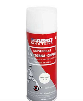 Грунтовка-спрей белая ABRO M. SP-015-AM-REP