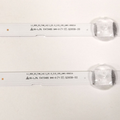 LED_Strip (светодиодная подсветка) Samsung L1 N5K D3 FAM L4(1) R1.0 S1D 100 LM41-00621A L1_N5K_FAM_R3(1)_R1.0_S1D_100_LM41-00623A фото с надписью 2