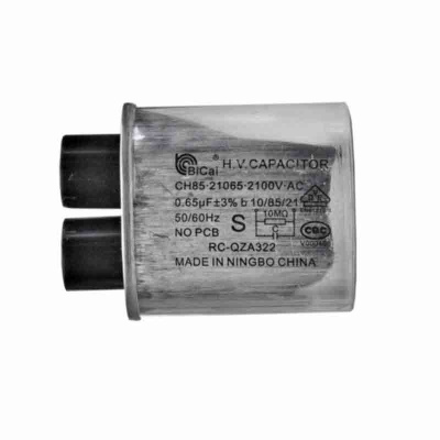 0,65мкФ 2100В -10+85+21°C ±3% - конденсатор высоковольтный микроволновой (СВЧ) печи CH85 21065 CH8521065 клеммы LG, Samsung, Midea, Daewoo-демонтаж