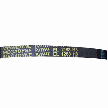 Ремень 1263 H8 EL 1214mm  черн.'megadyne' (481281718179), зам. C00377897,481281718179