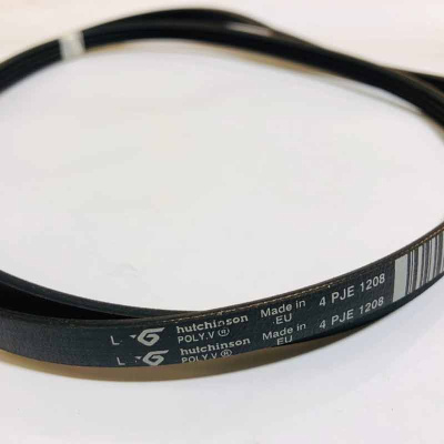 Ремень 1208 J4 (1208J4 ) 4PJE 1208 hutchinson POLY.V (EU) для стиральной машины - демонтаж