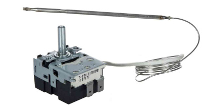 Терморегулятор 0-299°C 2 контакта 250В 16A капилляр - 1.0м датчик - 200мм 8032828 (оригинал) Hansa